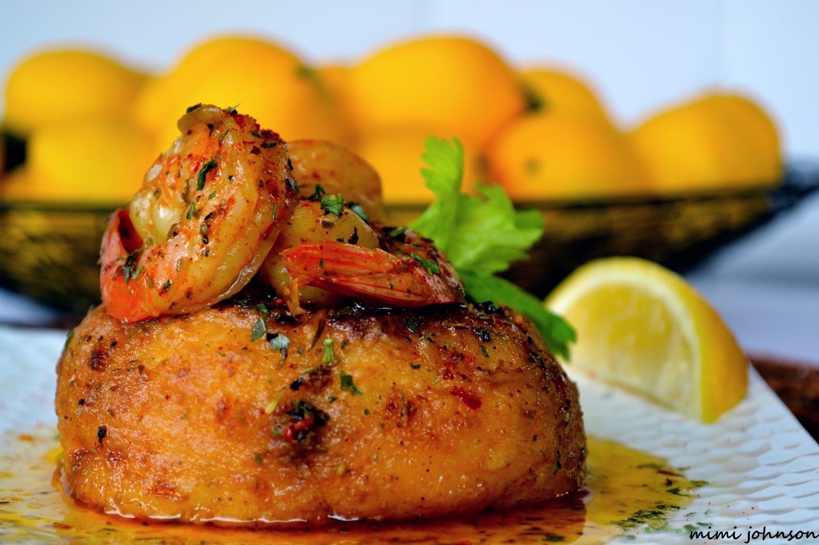 Kitchen's Joi Blue Ribbon Winning Stuffed Shrimp and Grits