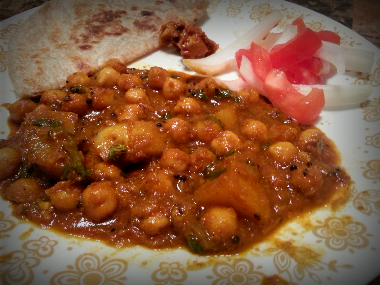Garbanzo Masala (Chole) LET IT SIZZLE