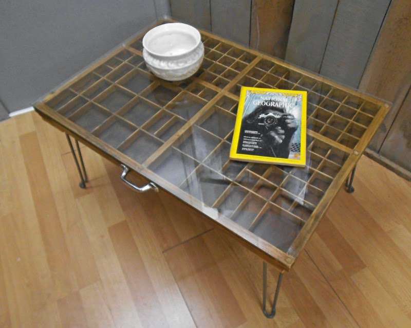 1Unik in Action Printer's Drawer Coffee Table