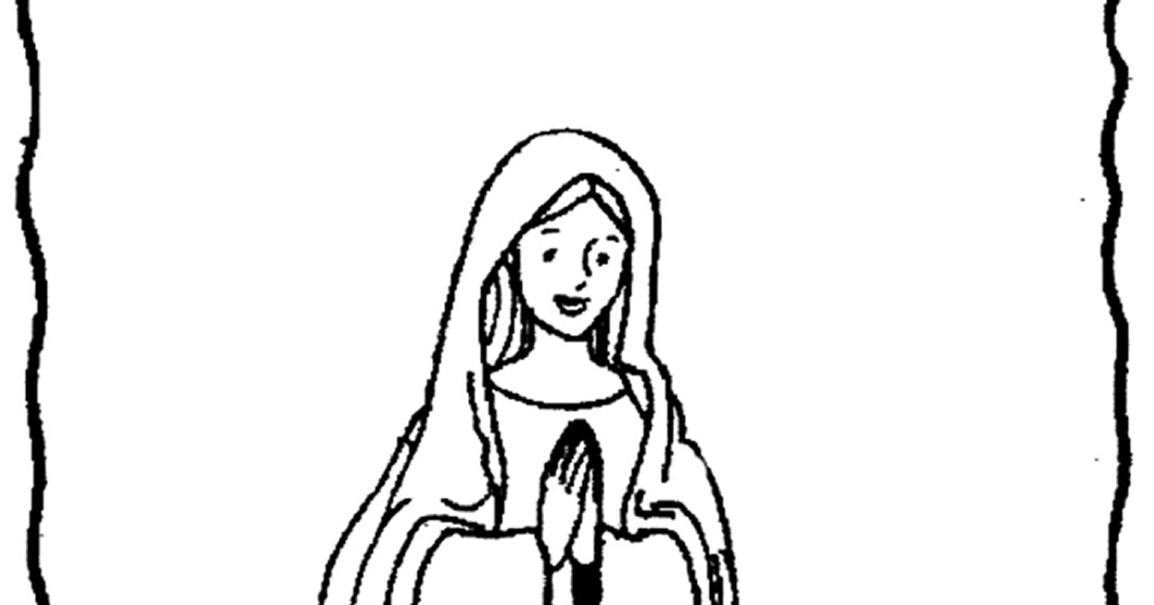 Cuentosdedoncoco Com Dibujo La Virgen De Fatima Para Colorear