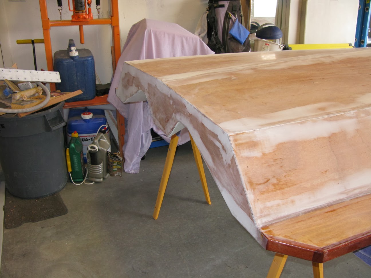 Paper Jet 14 Boat Project Fairing the Hull