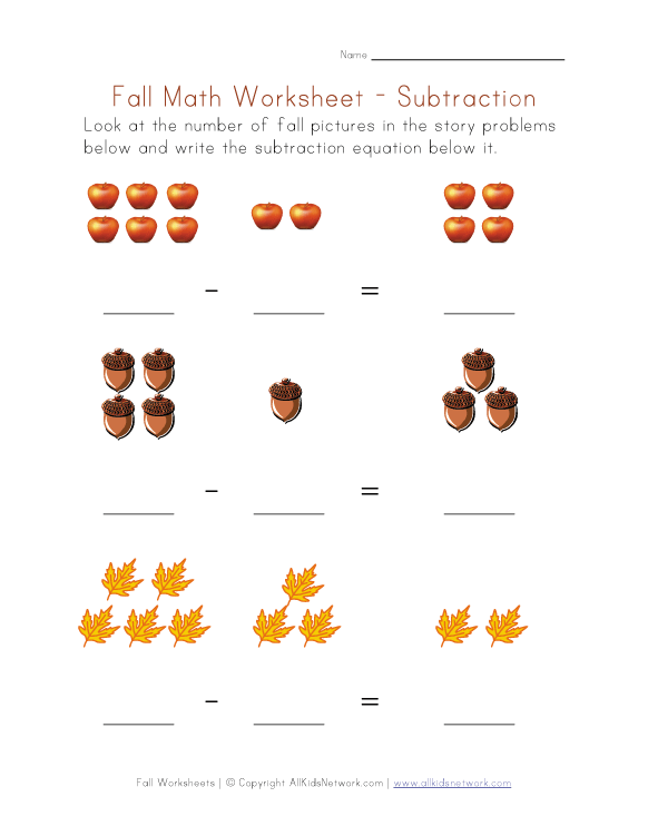 Miss Niveen's Blog: Picture subtraction worksheets