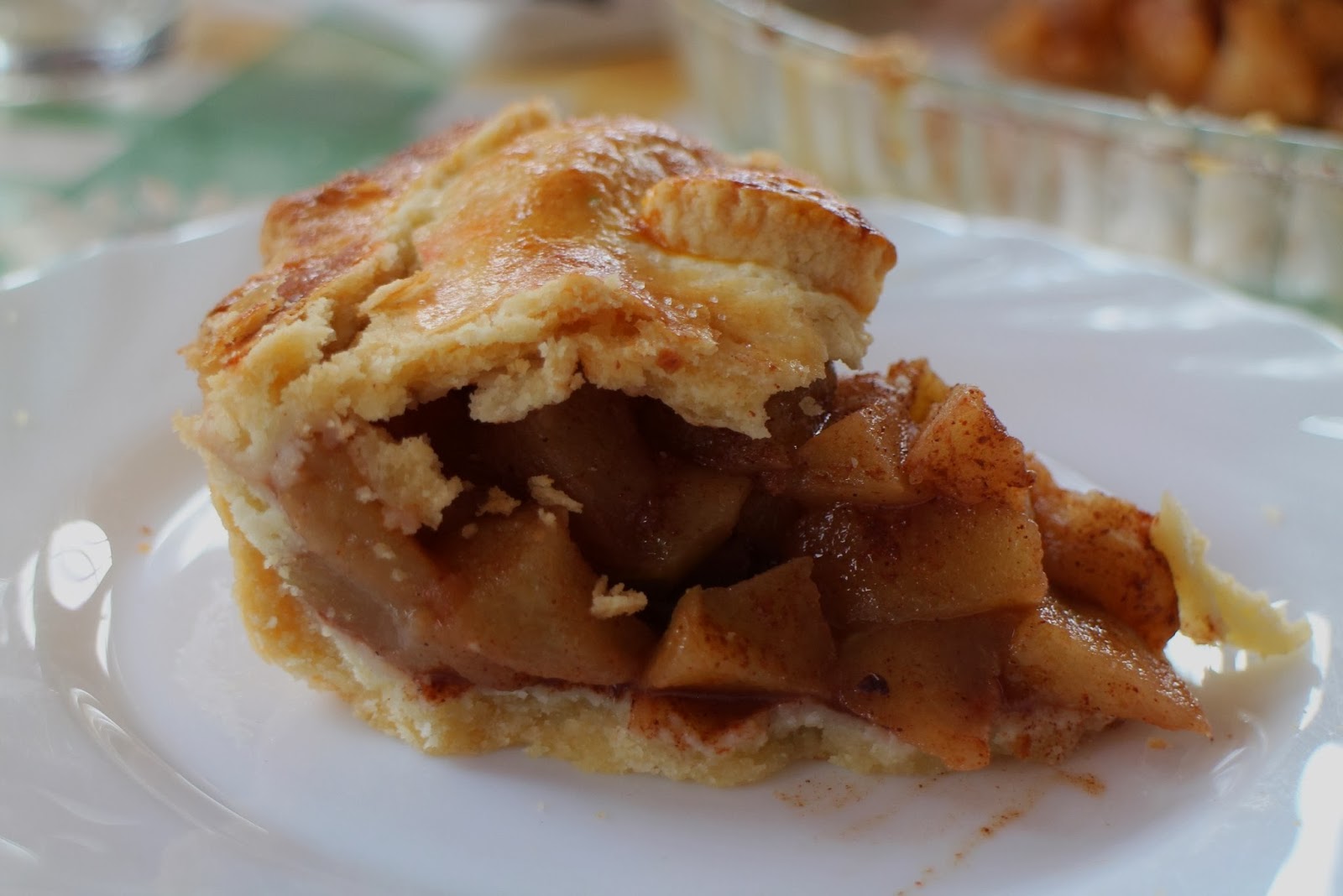 Fall apple pie Cook the cake
