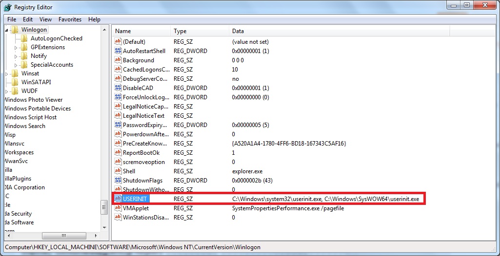 registry key for startup time registry key for startup time