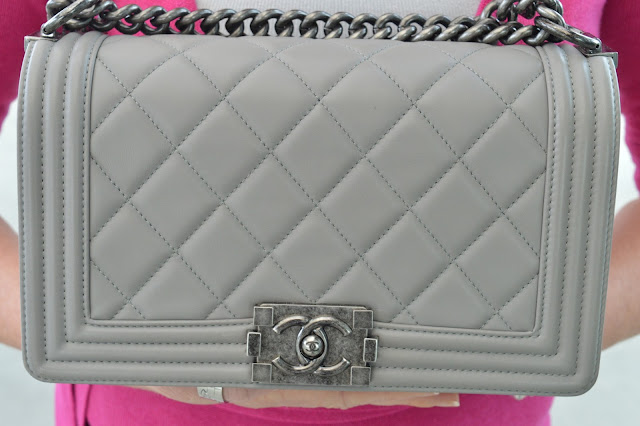 Sydney Fashion Hunter - The Wednesday Pants #41 - Light Grey Chanel Boy Bag