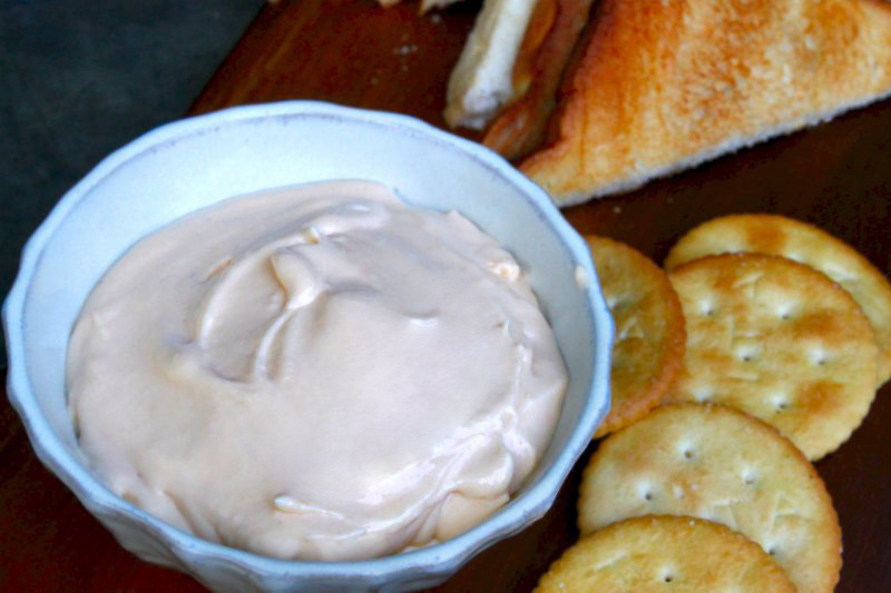 Homemade three-cheese spread Homemade three-cheese spread