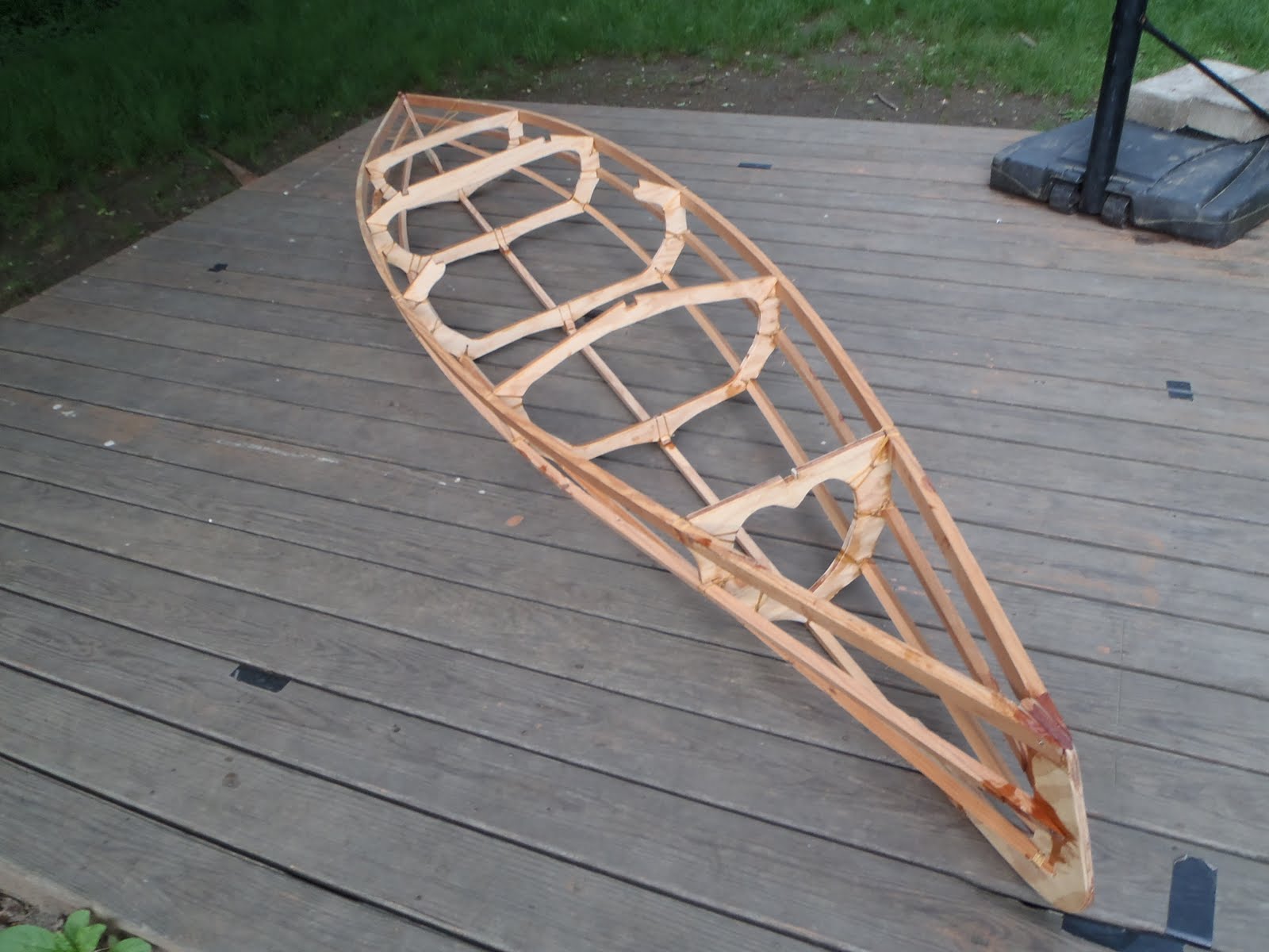 Michals-Brown Adventures: Building a Chuckanut 12 skin-on-frame kayak