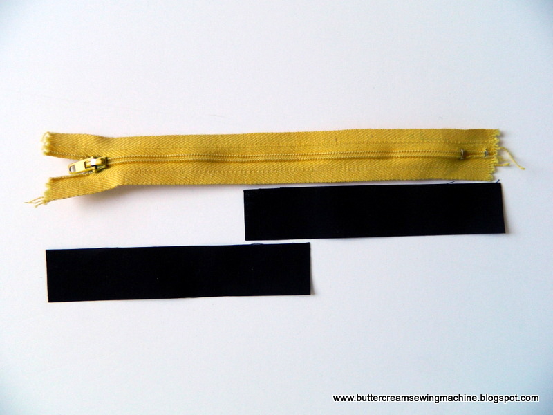 Buttercream and a Sewing Machine Tutorial Fixing the Length of a Zipper