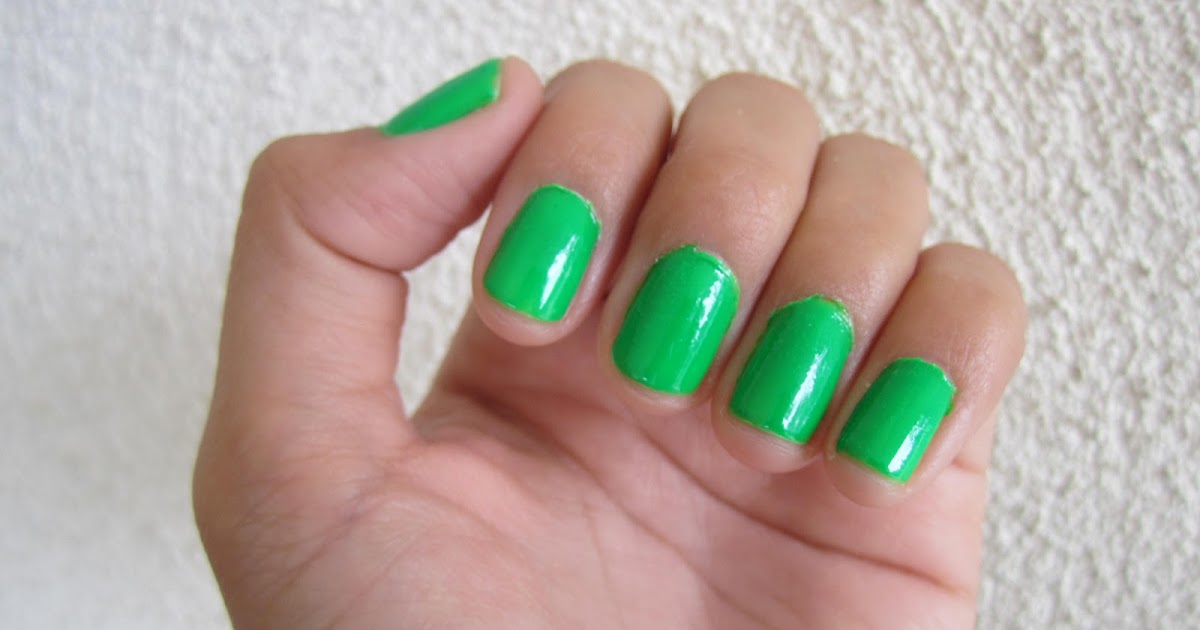 4. Neon Green and Pink Ombre Nail Design - wide 3