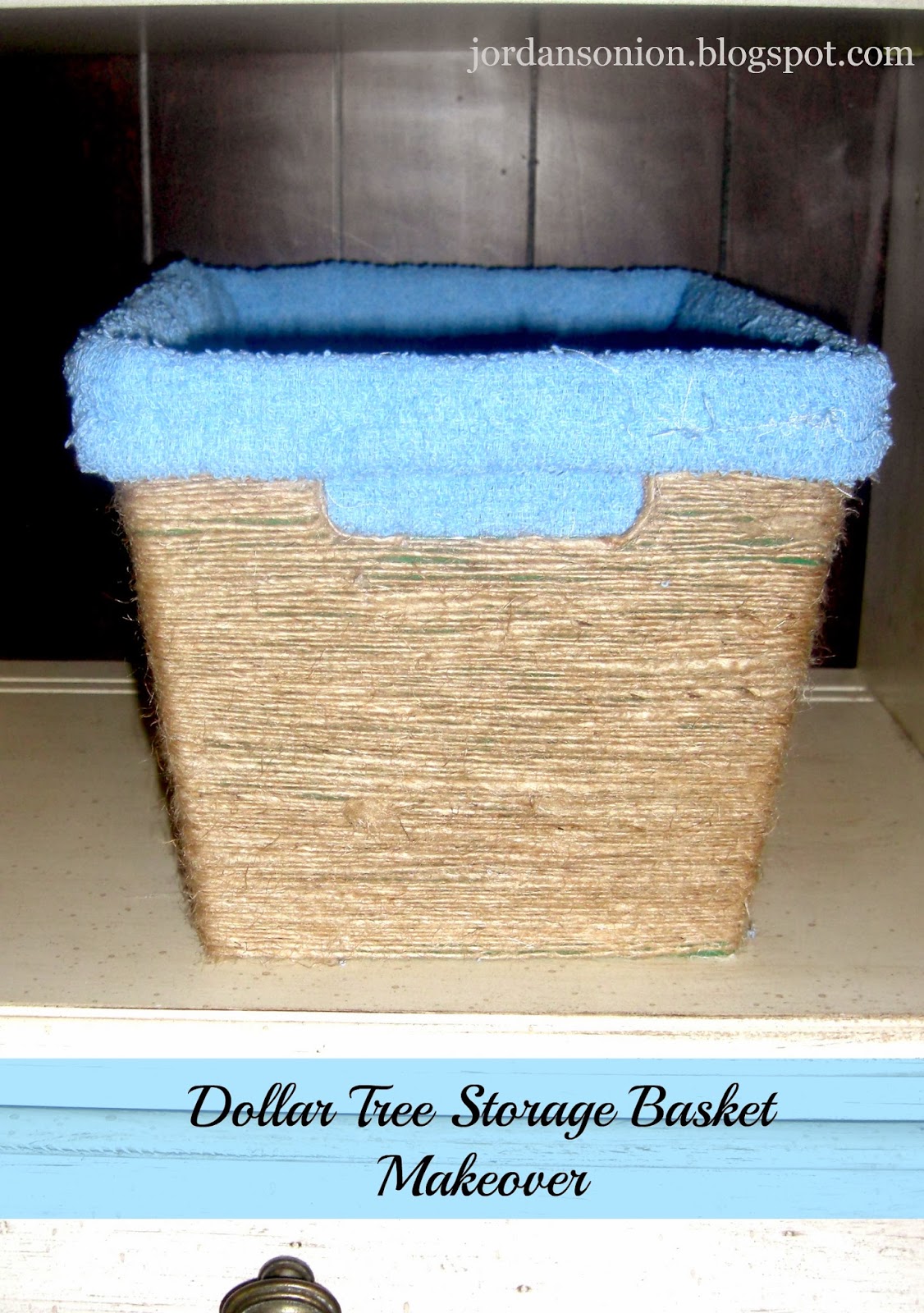 Dollar Tree Storage Basket Makeover Jordan's Easy Entertaining