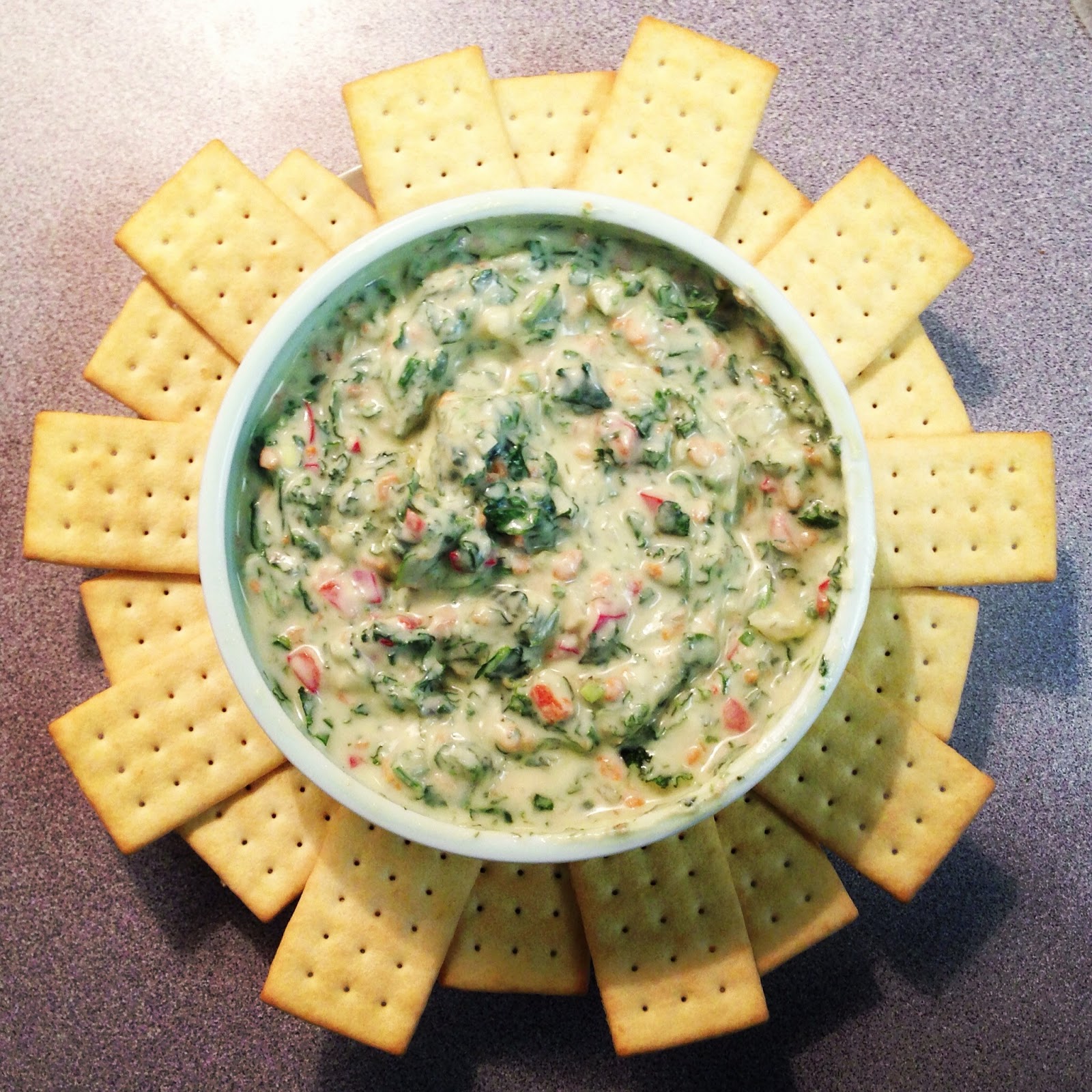 The Curious Lark Trader Joe's Spinach & Kale Greek Yogurt Dip recipe