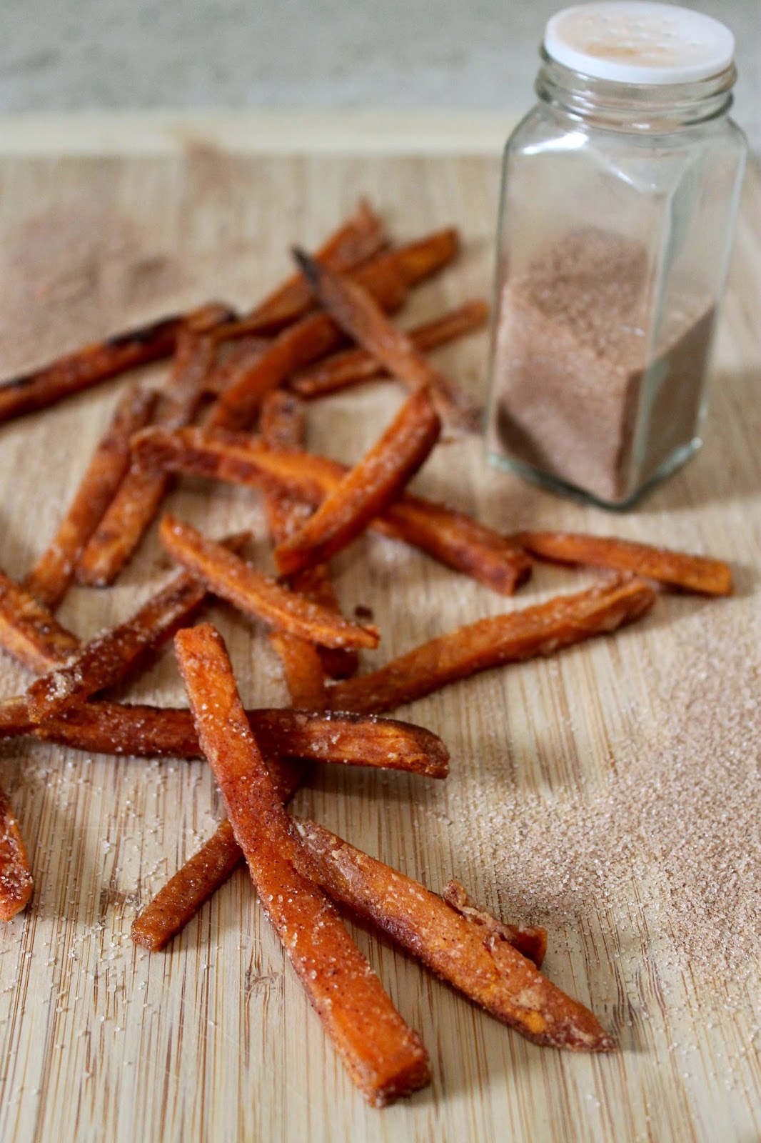 BEAUTY & THE BEARD BAKED CINNAMON SUGAR SWEET POTATO FRIES
