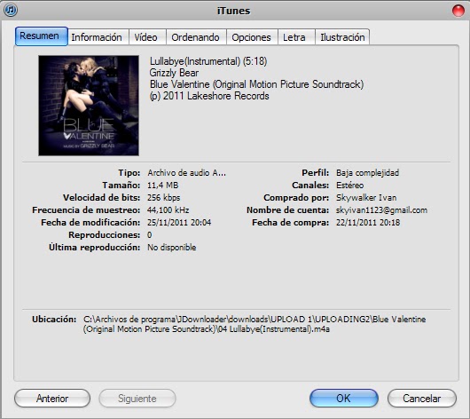 Blue valentines Various Artists - Blue Valentine (Original Motion Picture Soundtrack