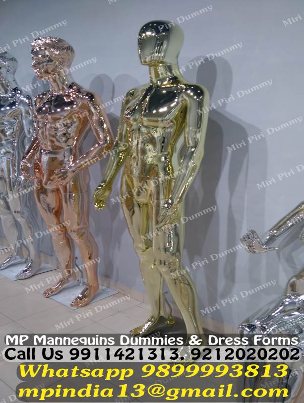 Manufacturer of Chrome Mannequin Dummy offered by MP Mannequins Dummies & Dress Forms (India)