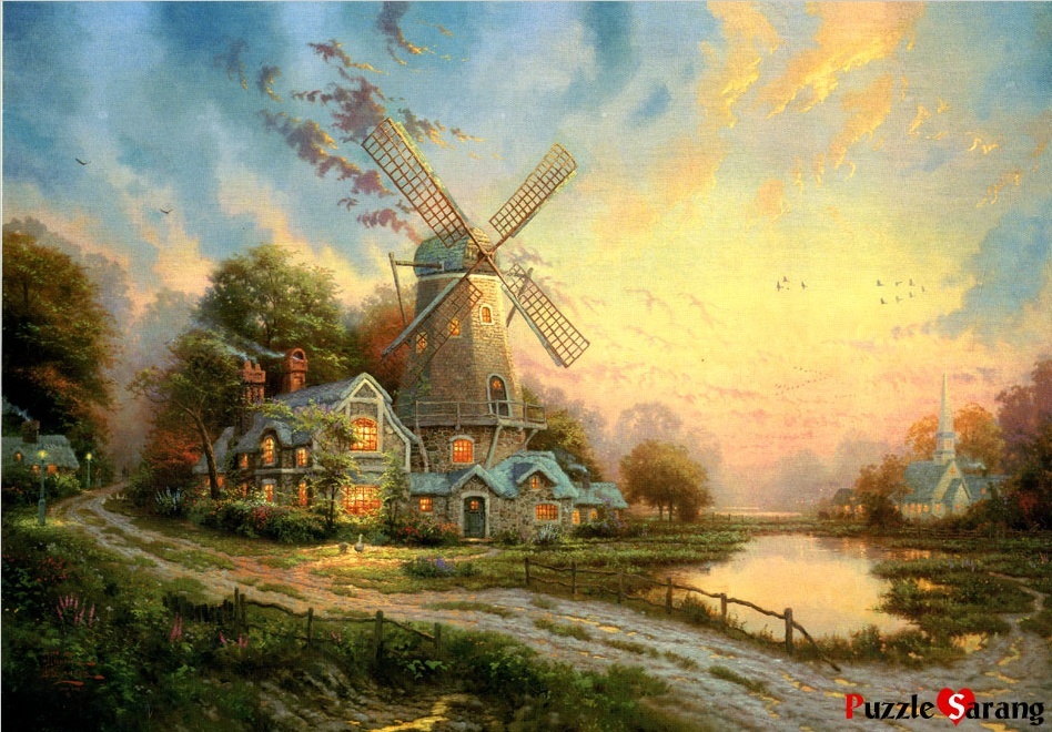 Pokemon Card & Model Kit & Puzzle & Story Thomas Kinkade Jigsaw