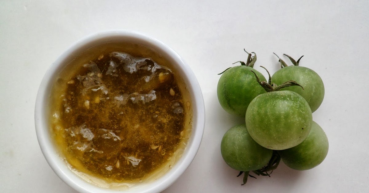 Les Crocs du Confiture de tomates cerises vertes