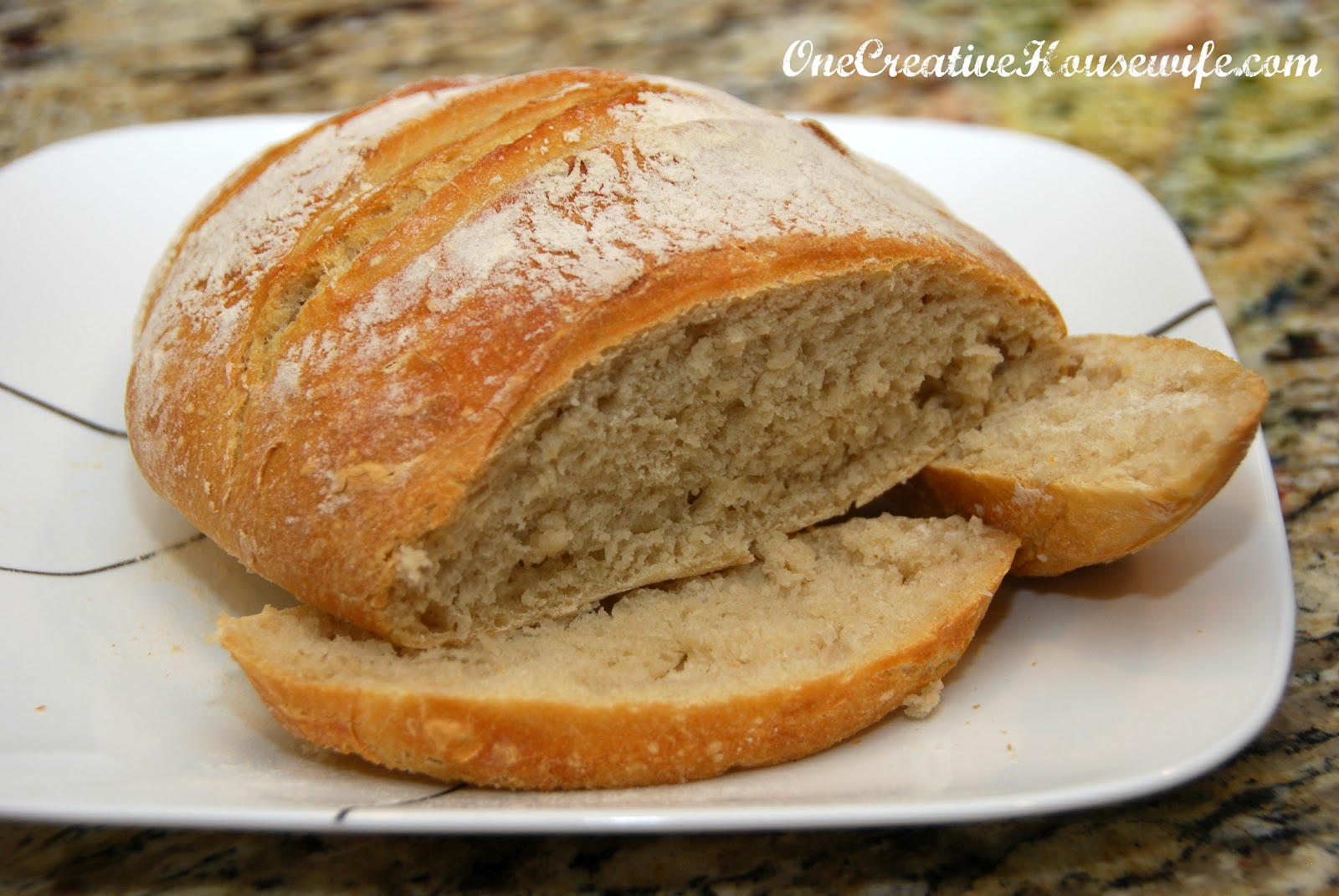 One Creative Housewife Easiest Homemade Bread Ever