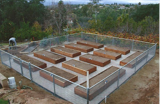 The 2 Minute Gardener: Photo - Fenced in Vegetable Garden
