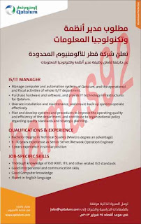 Jobs Qtrellalomenyum Ltd. Qtaralahd 10/02/2013  Required to work the following vacancy company and is the Director of Systems and  IT Job requirements exist and be sent announcing  Email CV to %D8%A7%D9%84%D9%88%D9%85%D9%86%D9%8A%D9%88%D9%85+%D9%82%D8%B7%D8%B1+%D8%A7%D9%84%D8%B1%D8%A7%D9%8A%D8%A9