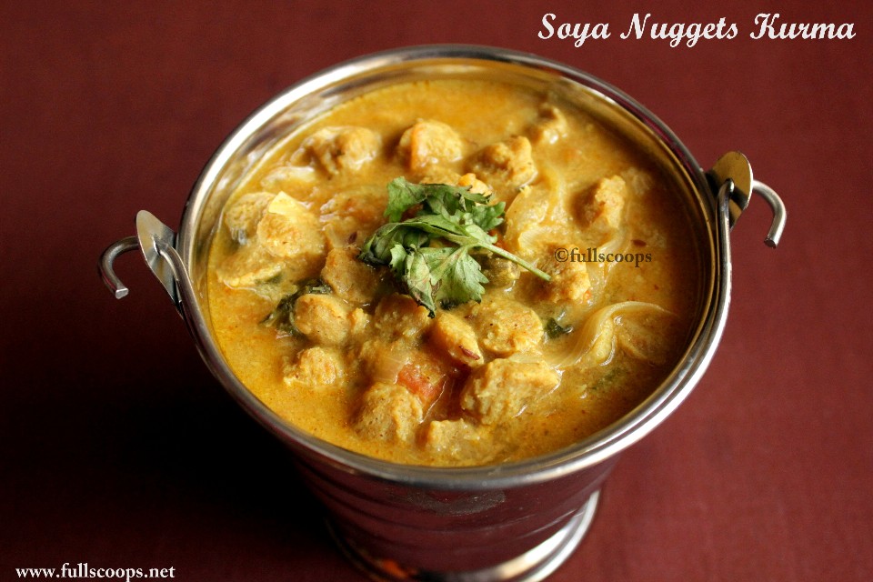 Soya Kurma Meal Maker Kurma Full Scoops A food blog with easy