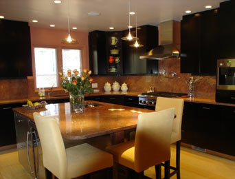 Black Kitchen Cabinets