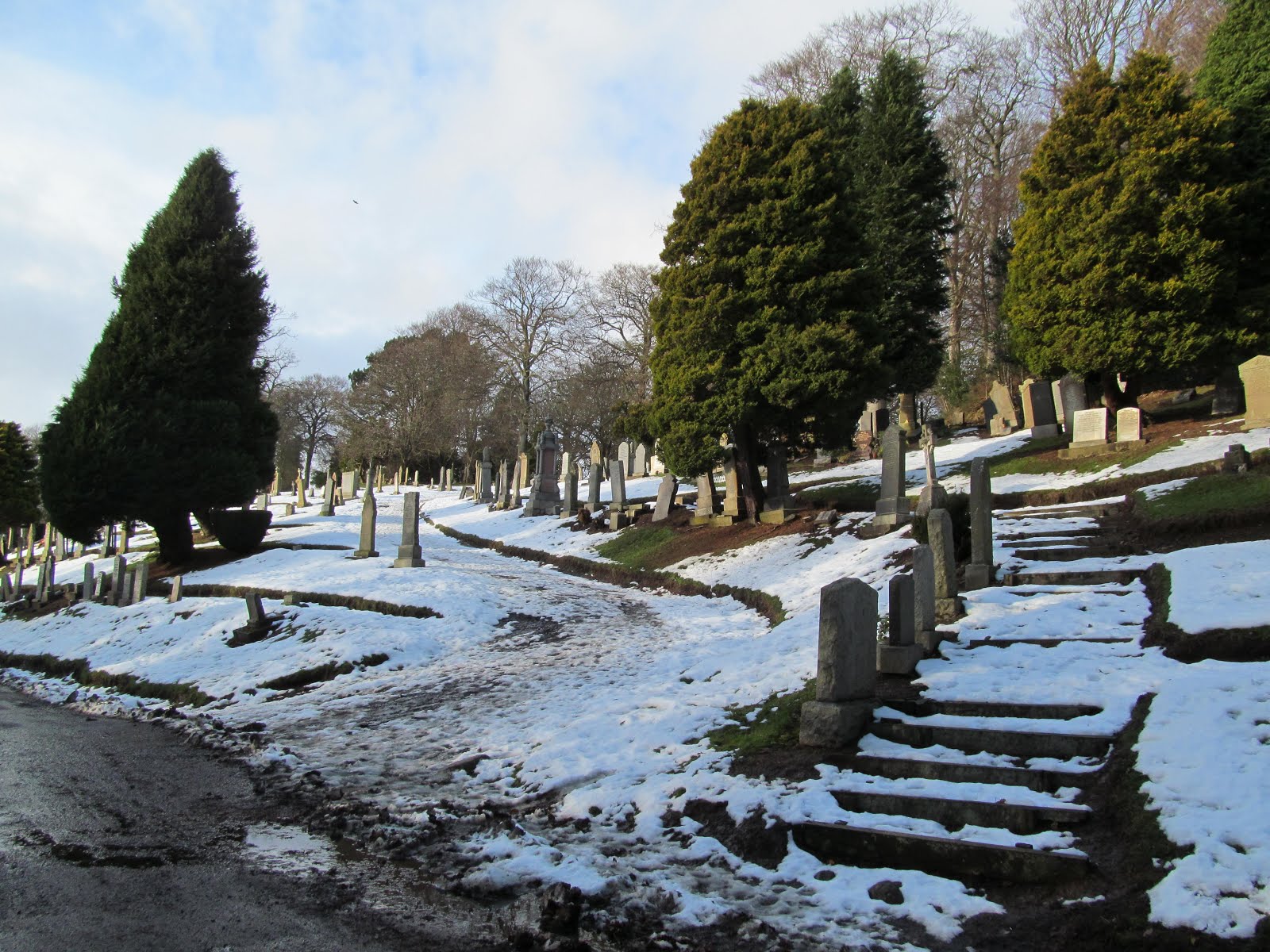 Dundee Photos City of Discovery Balgay Cemetery In The Snow Dundee