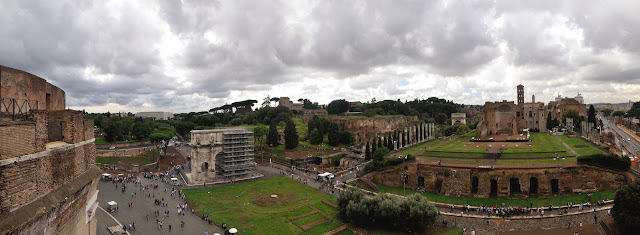 View from the Colosseum View across the Roman Forum from the Colosseum