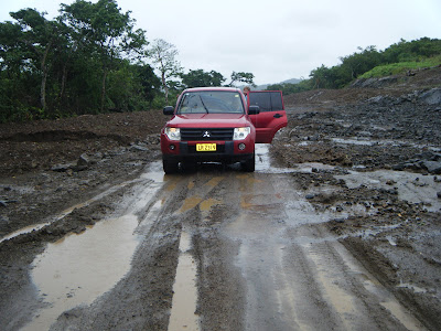muddy road