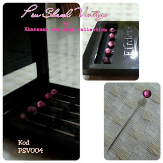 Pin Shawl Turki Pelbagai Warna Oleh Khazanah Muslimah Collection Pin Shawl Turki PSV004 Merah Ros