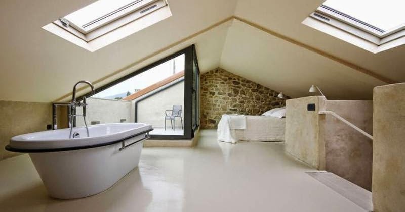 Arquitectura de Casas: Modernos baños integrados al dormitorio.