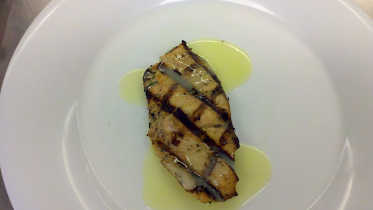 Grilled Salmon with Butter Sauce