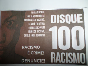Cartaz sobre o racismo