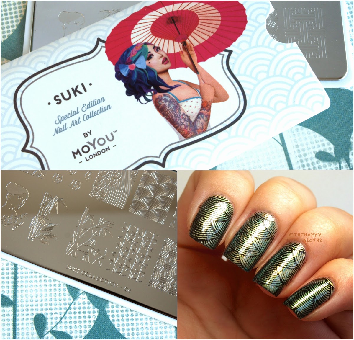 MoYou London Suki Special Edition Nail Art Collection Stamping Plate