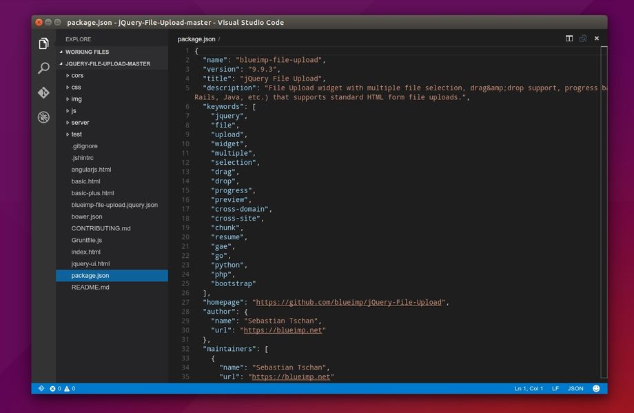 Microsoft Visual Studio Code in Ubuntu