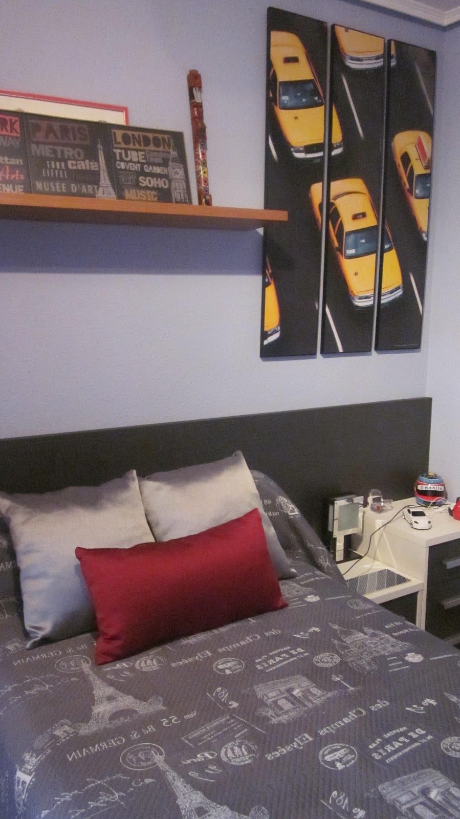 París juvenil: habitación masculina