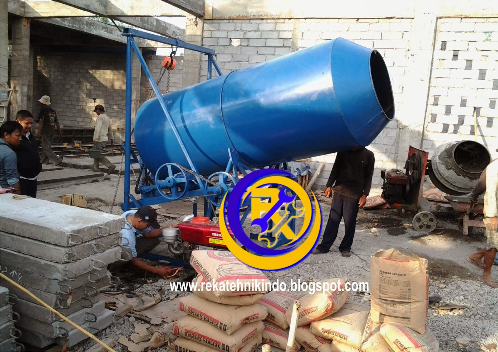 REKATEHNIKINDO : MESIN PENGADUK SEMEN BETON