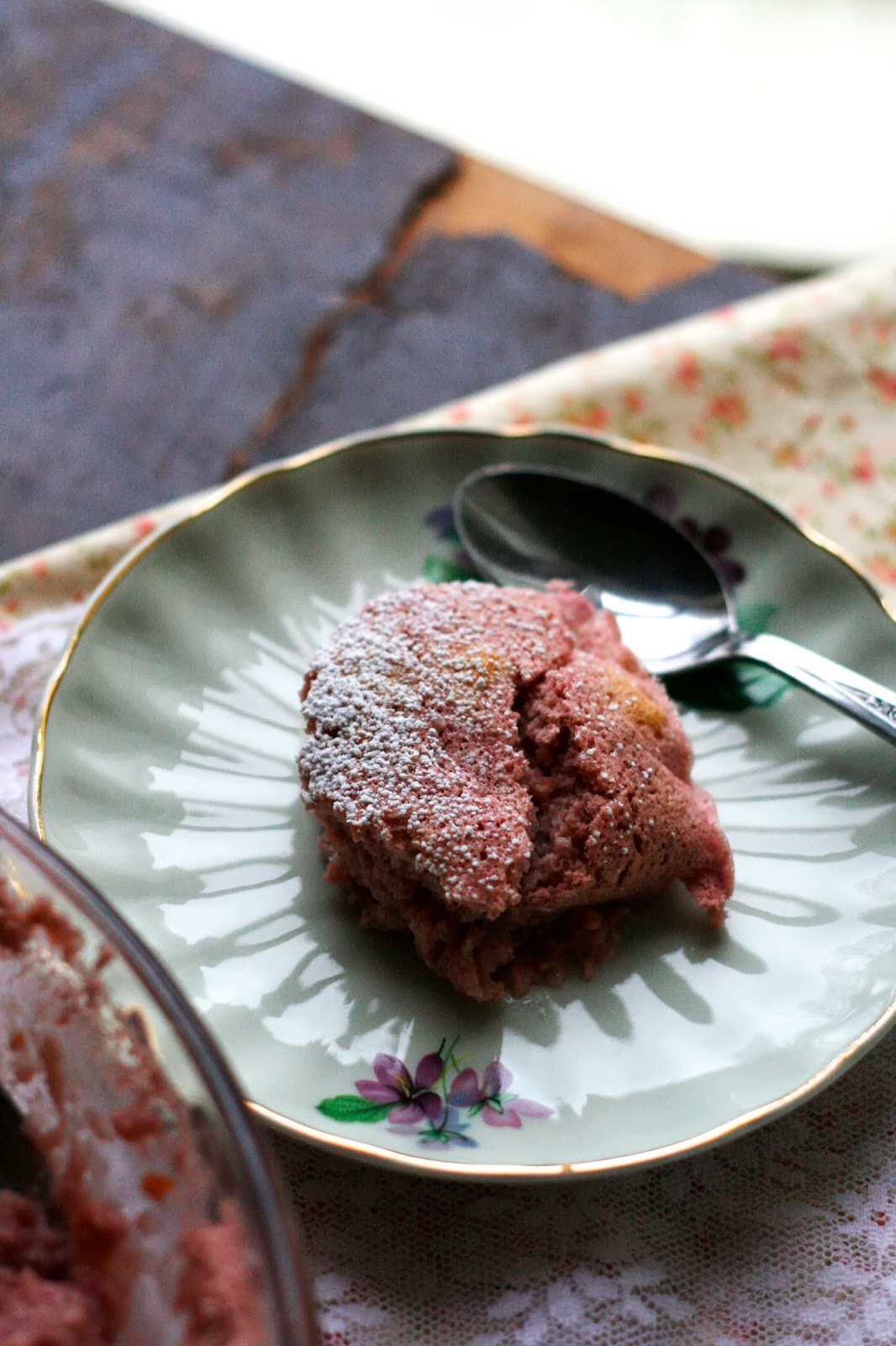 Indigo Scones Raspberry Lemon Grapefruit Soufflé Pudding