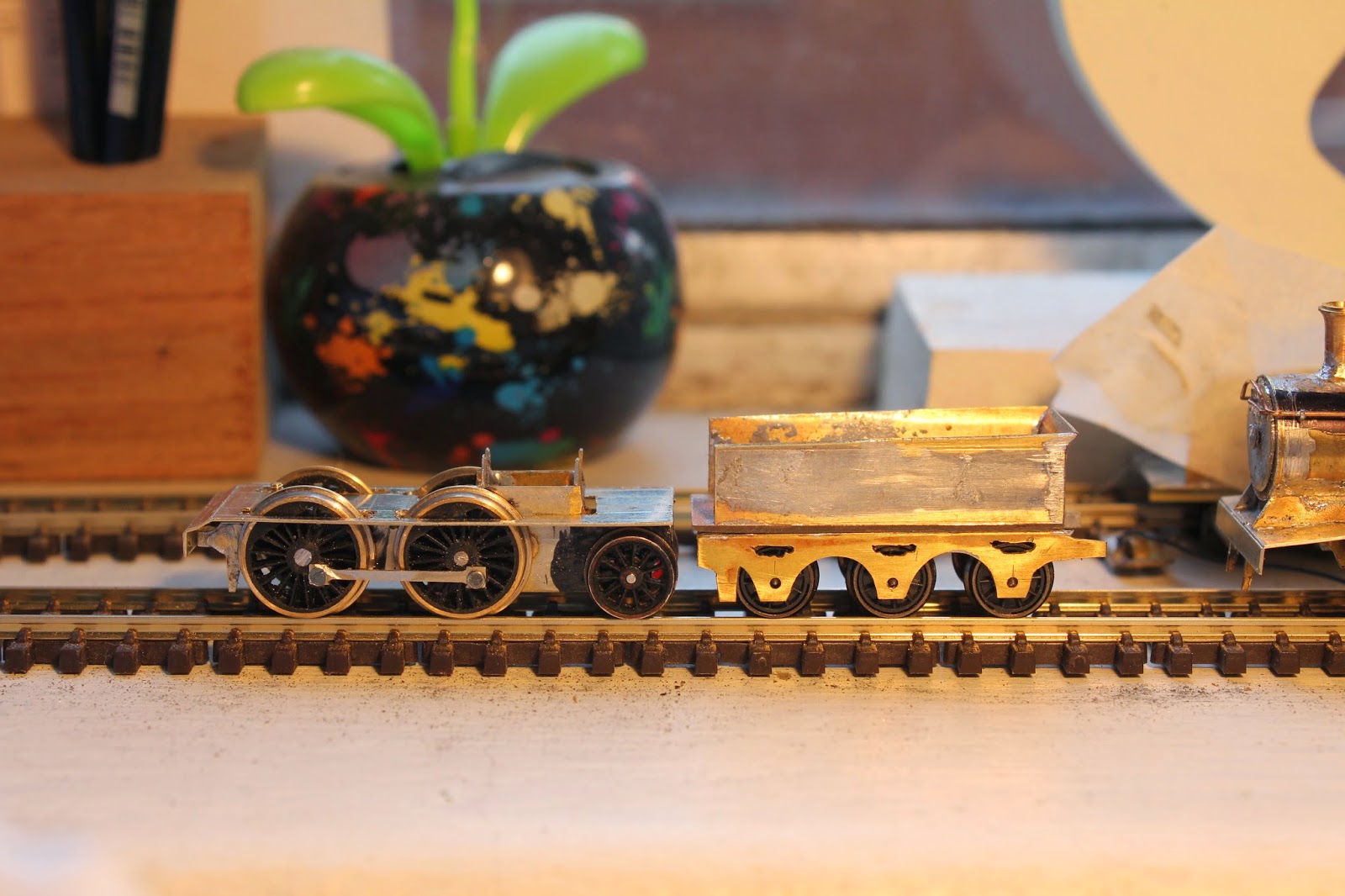 n scale scratch building