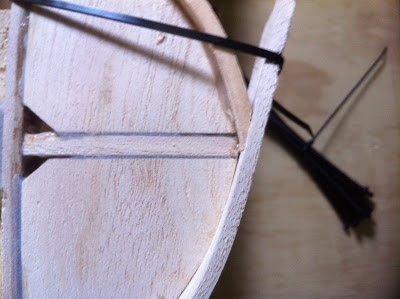 wooden surfboard