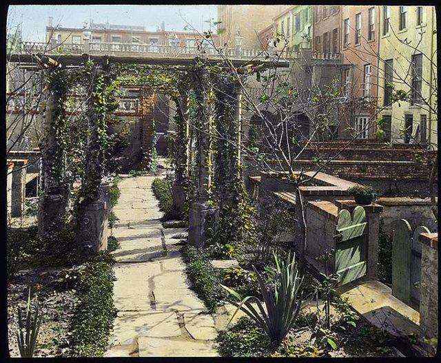 Colour Photos of NYC Gardens in the 1920s ~ vintage everyday