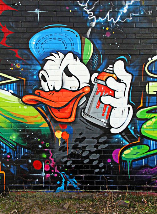 World Of Graffiti Art Donald Duck Graffiti Art