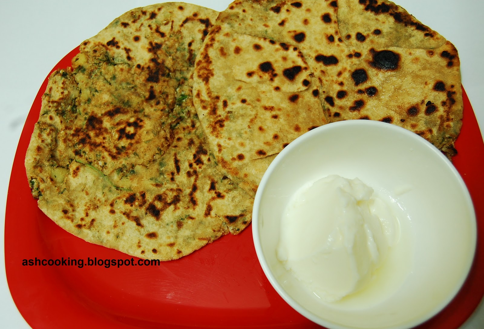 My Cookbook Alu Gobi Paratha Potato Cauliflower Paratha