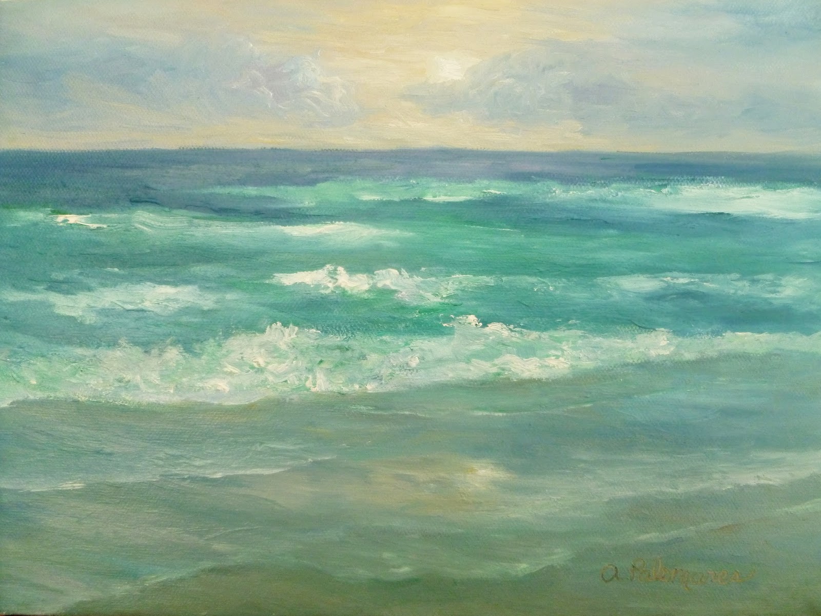 Sunshine Beach Paintings Amber Palomares Fine Art