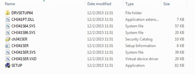 File dan folder yang terdapat dalam file usb driver arduino File dan folder yang terdapat dalam file usb driver arduino