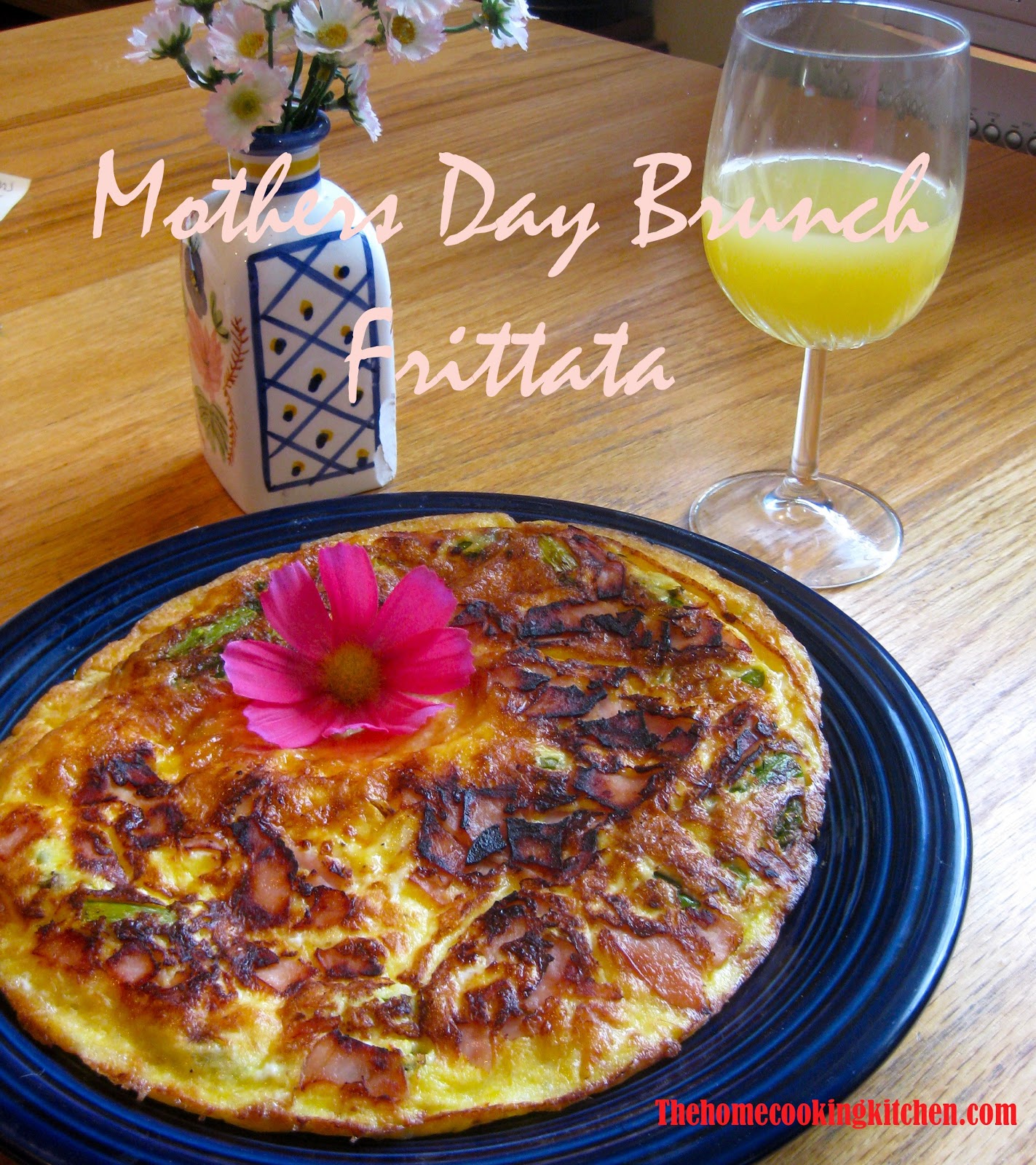 The Home Cooking Kitchen Asparagus and Parmesan Frittata