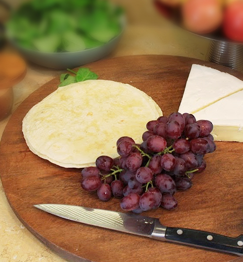 Eat.Greg.Eat! Recipe Brie and Grape Quesadillas Touchdown!