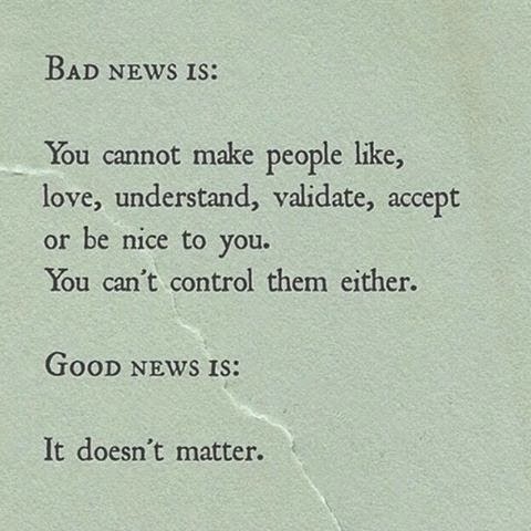Good news and Bad news