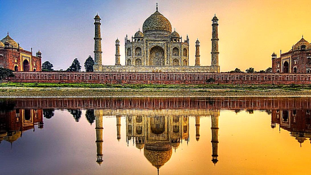 Taj Mahal View from Yamuna River HD Desktop Mobile Wallpaper Taj Mahal View from Yamuna River HD Desktop Mobile Wallpaper