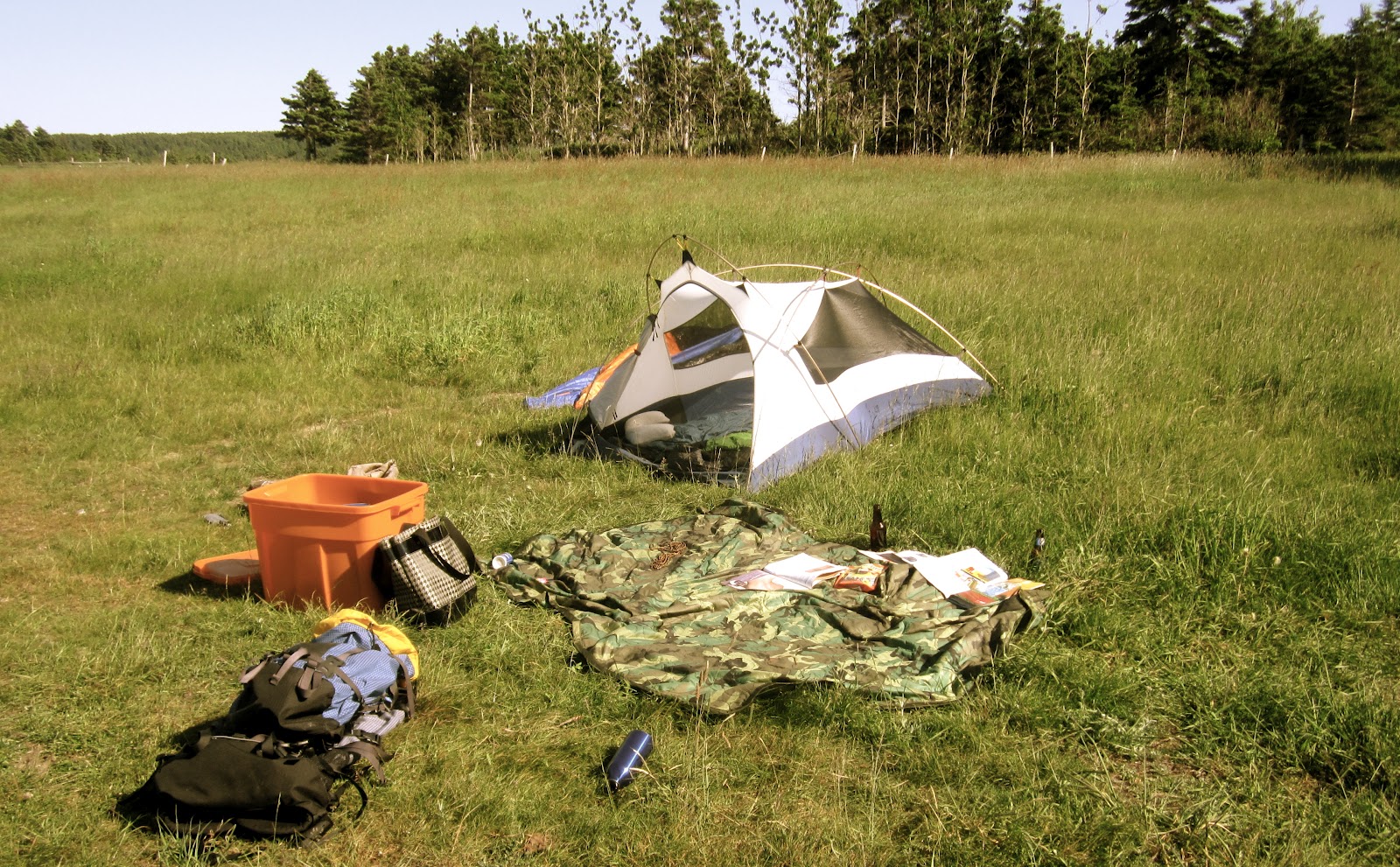 sunday morning on the weekend comfort cove camping