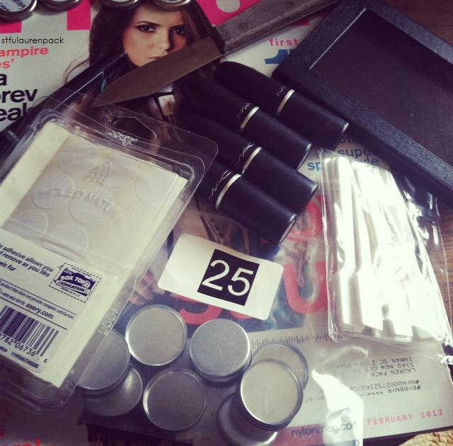 Hi. I'm Lauren. How to Depot Your Lipsticks Making a Lipstick Palette